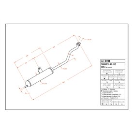 Leovince Piaggio SI/KS/FL2/BOSS round shape SITO