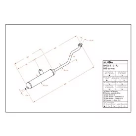 Leovince Piaggio SI/KS/FL2/BOSS round shape SITO