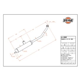 Leovince Piaggio SI/KS/FL2/BOSS SITOPLUS