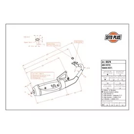 Leovince Yamaha NEO'S 50 2 stroke SITOPLUS