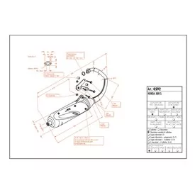 Leovince Honda X8R-S/X 50 SITO