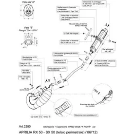 Leovince Aprilia SX 50 perimeter frame X-FIGHT