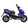 Leovince Yamaha AEROX 50 R/NAKED HAND MADE TT BLACK EDITION