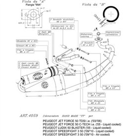 Leovince Peugeot LUDIX BLASTER 50 liquid cooled HAND MADE TT