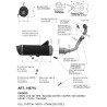 Exhaust Leovince Vespa GTS 300 HPE/RACING SIXTIES/SUPER/SEI GIORNI/SPORT/TECH/TOURING 2021/2024 14071U
