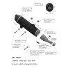 Leovince Yamaha X-MAX 300/TECH MAX NERO 14077U