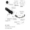 Leovince Yamaha X-MAX 125/TECH MAX NERO 14078U