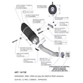 Leovince Kawasaki Z900 LV PRO