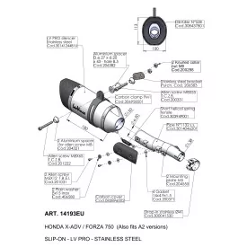 Leovince Honda X-ADV LV PRO