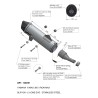 Leovince Yamaha X-MAX 300/IRON MAX LV ONE EVO 14225E
