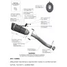 Leovince Aprilia TUONO V4 1100/FACTORY/RR FACTORY S CARBON FIBER 14309SU