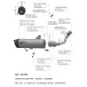 Leovince Vespa GTS 300 HPE/SUPER/SEI GIORNI LV ONE EVO 14316EK