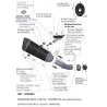 Leovince Kawasaki NINJA 1000 SX/TOURER FACTORY S BLACK EDITION 14336SBU