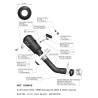 Leovince Kawasaki Z 900 LV-10 FULL BLACK 15204FB
