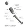 Leovince Honda CBR 300 R LV-10 15211U