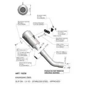 Leovince Kawasaki Z 900 LV-10 15239