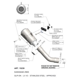 Leovince Kawasaki Z 900 LV-10 15239