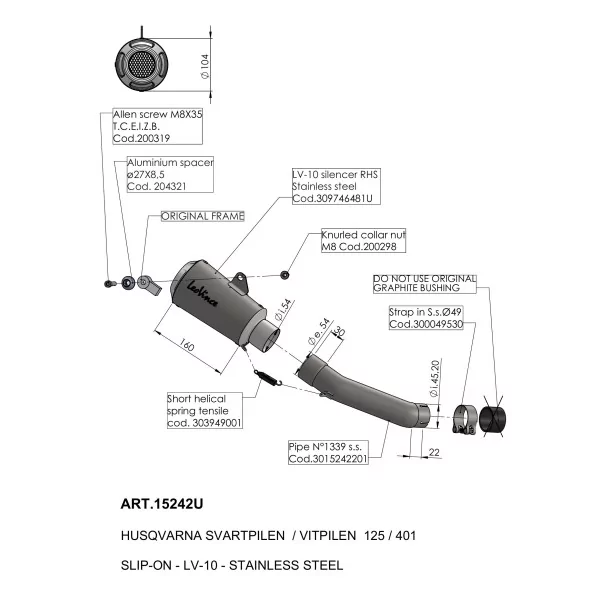 Leovince Husqvarna SVARTPILEN 401 LV-10