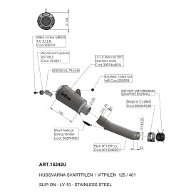 Leovince Husqvarna VITPILEN 401 LV-10 15242U