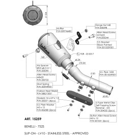Leovince Benelli 752 S LV-10 15259