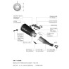 Leovince Benelli TNT TORNADO NAKED T 135 LV-10 BLACK EDITION 15262B