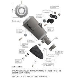 Escape Leovince Ducati SCRAMBLER 800 ICON/FULL THROTTLE/NIGHT SHIFT 2023/2024 15266
