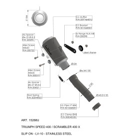 Leovince Triumph SPEED 400 LV-10 15268U