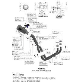 Leovince Yamaha MT-07 LV-10 15272U