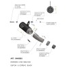 Leovince Kawasaki NINJA 400 LV CORSA S BLACK EDITION 15400SBU