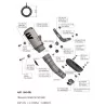 Leovince Triumph TIGER SPORT 800 LV CORSA TITANIUM 15414TU