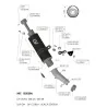 Leovince CF Moto 450 SS / 450 SR GP CORSA BLACK EDITION 15505BU