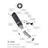 Leovince CF Moto 450 SS / 450 SR GP CORSA EVO 15505EU