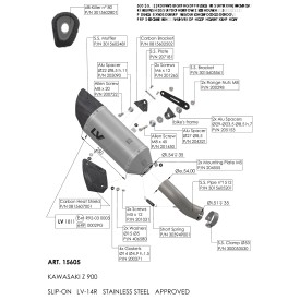 Leovince Kawasaki Z 900 A2 LV-14 R 15605