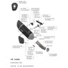 Leovince Kawasaki Z 900 A2 LV-14 R BLACK EDITION 15605BU