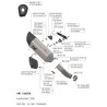 Leovince Kawasaki Z 900 A2 LV-14 R TITANIUM 15605TU