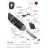 Leovince Kawasaki NINJA 500/SE LV-14 R BLACK EDITION 15607B