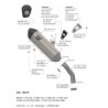 Leovince Bmw F 750 GS LV-14 TITANIUM 15610T