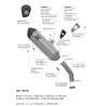 Leovince Bmw F 800 GS LV-14 TITANIUM 15610T