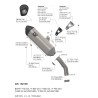 Leovince Bmw F 750 GS LV-14 TITANIUM 15610TU