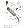 Leovince Bmw F 800 GS LV-14 TITANIUM 15610TU