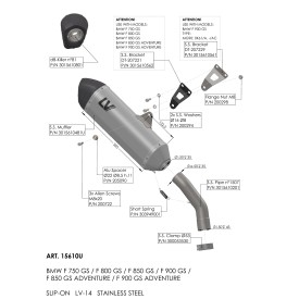 Leovince Bmw F 750 GS LV-14 15610U