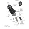 Leovince CF Moto 450 MT / IBEX 450 LV-14 BLACK EDITION 15612B