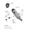 Leovince Moto Guzzi STELVIO LV-14 TITANIUM 15613TU