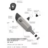 Leovince Honda FORZA 750 LV-14 R TITANIUM 15614T