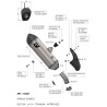 Leovince Aprilia TUAREG 660 LV-14 TITANIUM 15626T
