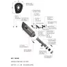 Leovince Honda CB 500 X LV-14 R 15634U