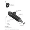 Leovince Qjmotor SRT 600 SX LV-14 BLACK EDITION 15635B