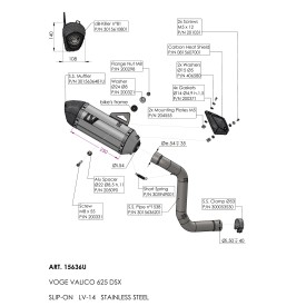 Leovince Voge VALICO 625 DSX LV-14 15636U