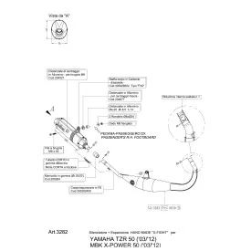 Leovince Yamaha TZR 50 X-FIGHT 3282