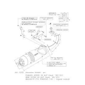 Leovince Mbk NITRO 50 KAT TOURING 5576